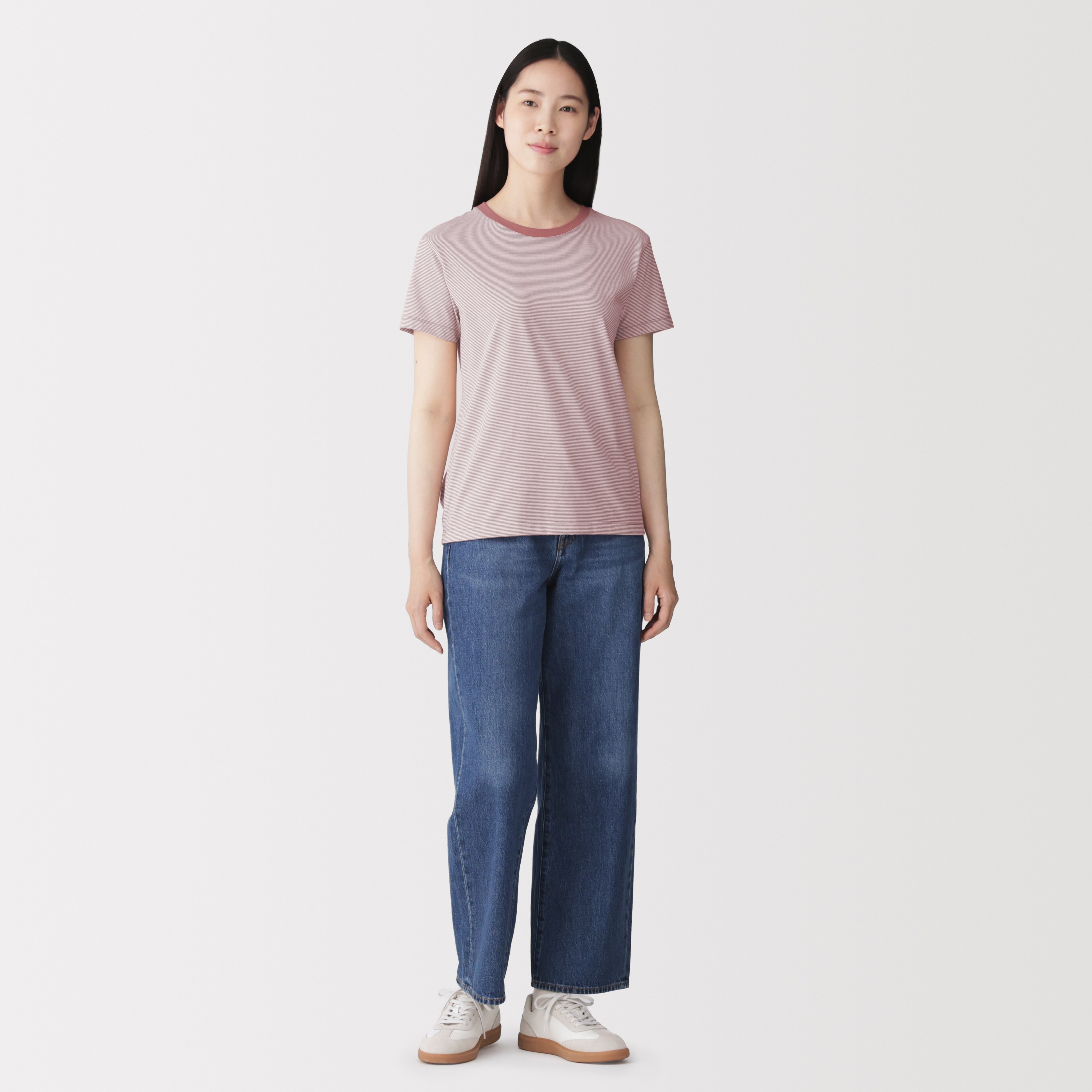 婦人　天竺編みクルーネック半袖Ｔシャツ（ＡＳＥＡＮ）