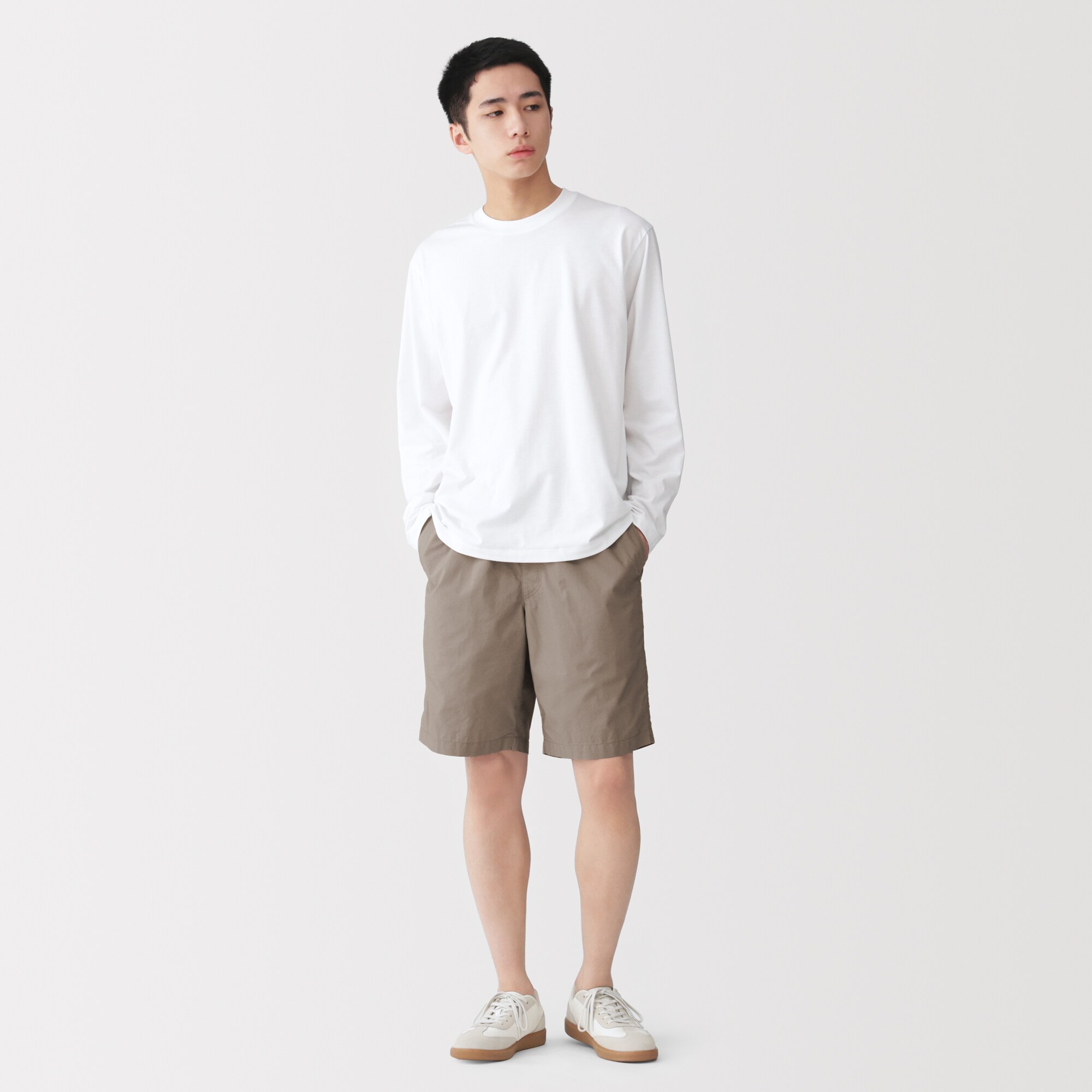 紳士　洗いざらしブロードイージーショートパンツ（ＡＳＥＡＮ・ＴＷ）