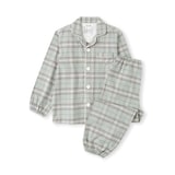 キッズ　脇に縫い目のない　フランネル　長袖パジャマ