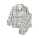 キッズ　脇に縫い目のない　フランネル　長袖パジャマ