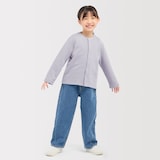 キッズ　裏毛スウェットカーディガン