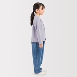 キッズ　裏毛スウェットカーディガン