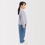 キッズ　裏毛スウェットカーディガン