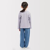 キッズ　裏毛スウェットカーディガン
