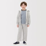 キッズ　裏毛スウェットフルジップパーカ