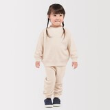 ベビー　あたまするっと　裏毛スウェットプルオーバー
