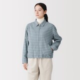 婦人　両面起毛フランネル　シャツブルゾン（ＣＮ）