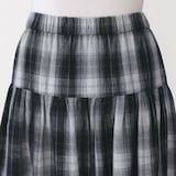 婦人　両面起毛フランネル　ギャザースカート