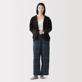 婦人　フランネル　ルームロングパンツ
