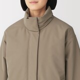 婦人　中わた防風ミドル丈コート