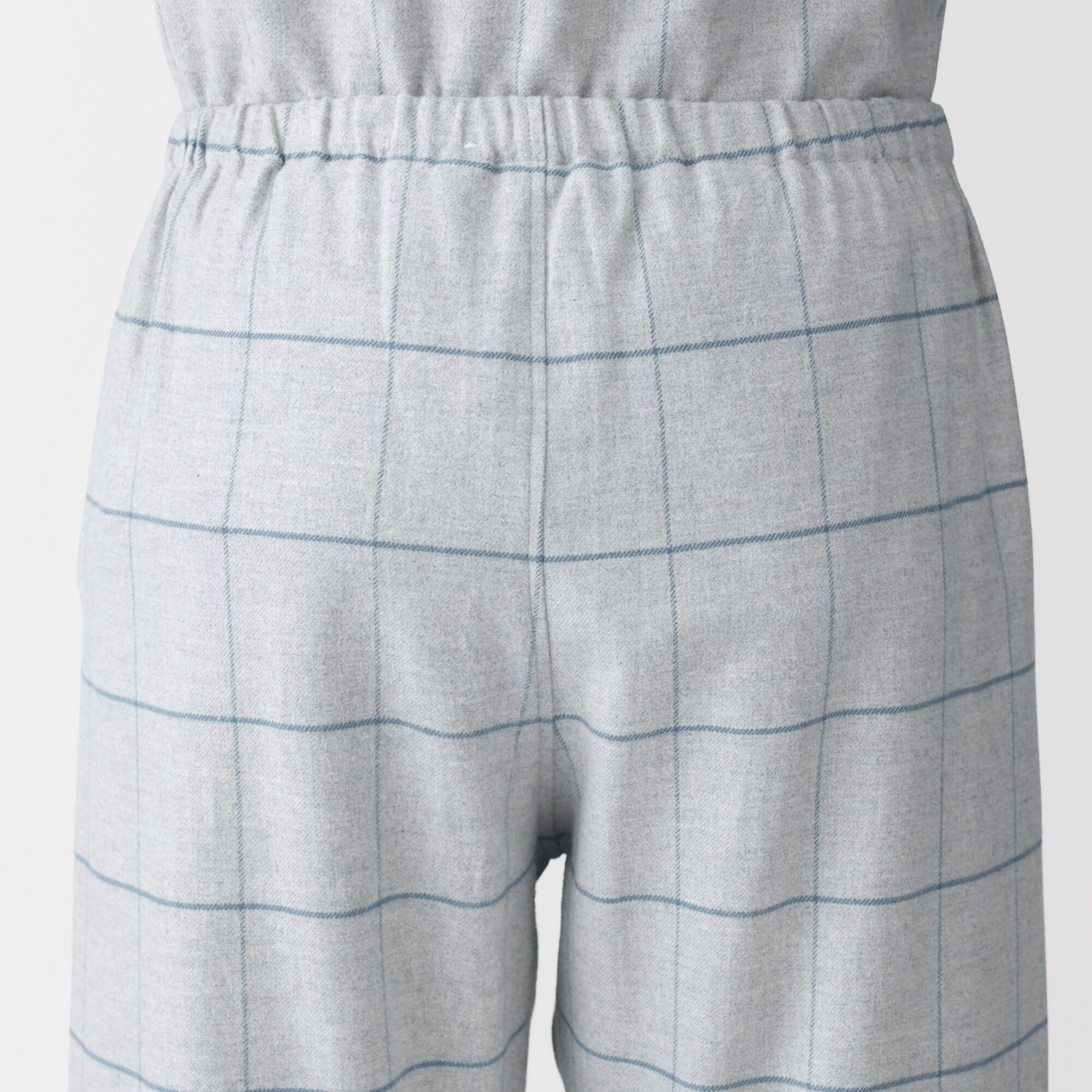 紳士　脇に縫い目のない　フランネル長袖パジャマ