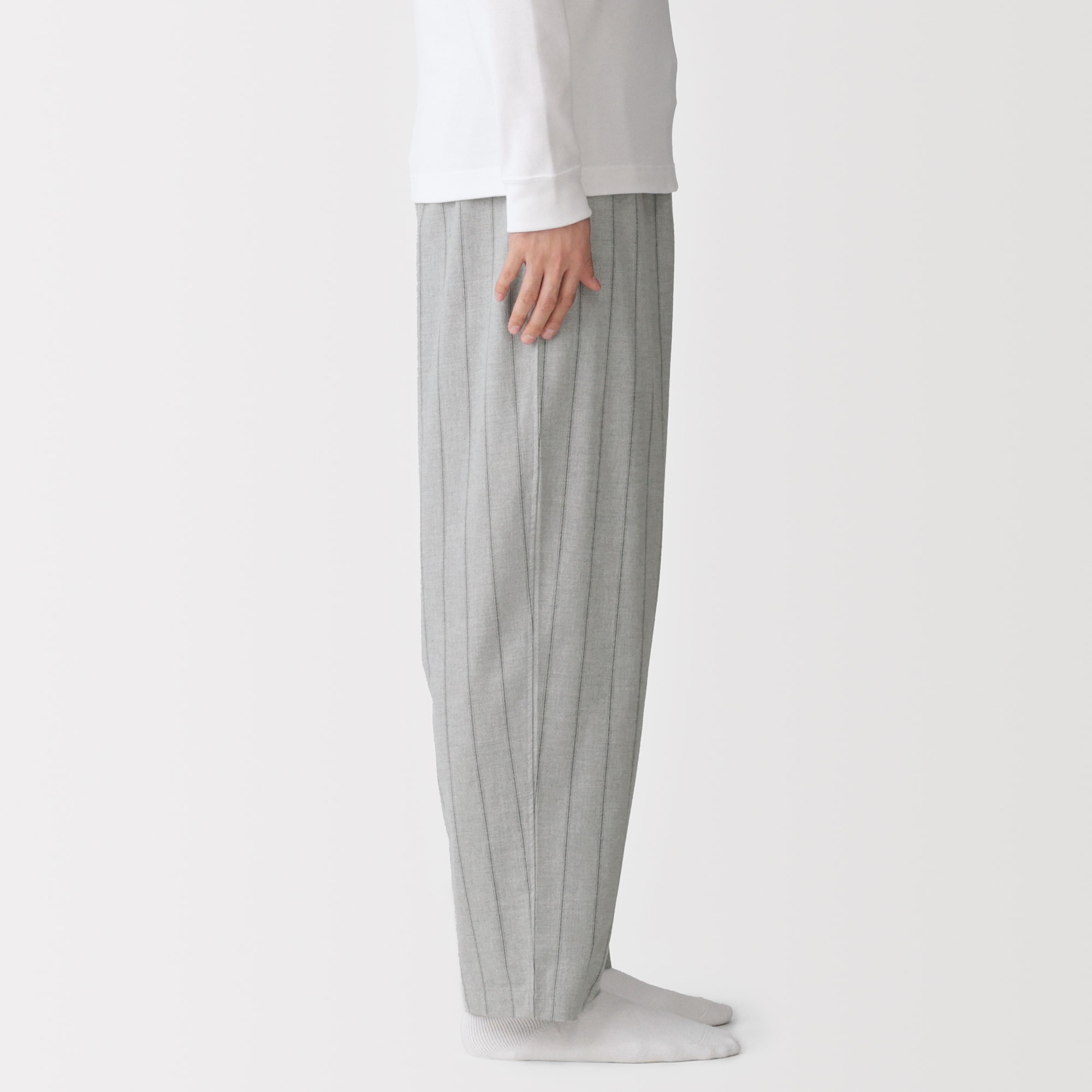 紳士　フランネル　ルームロングパンツ