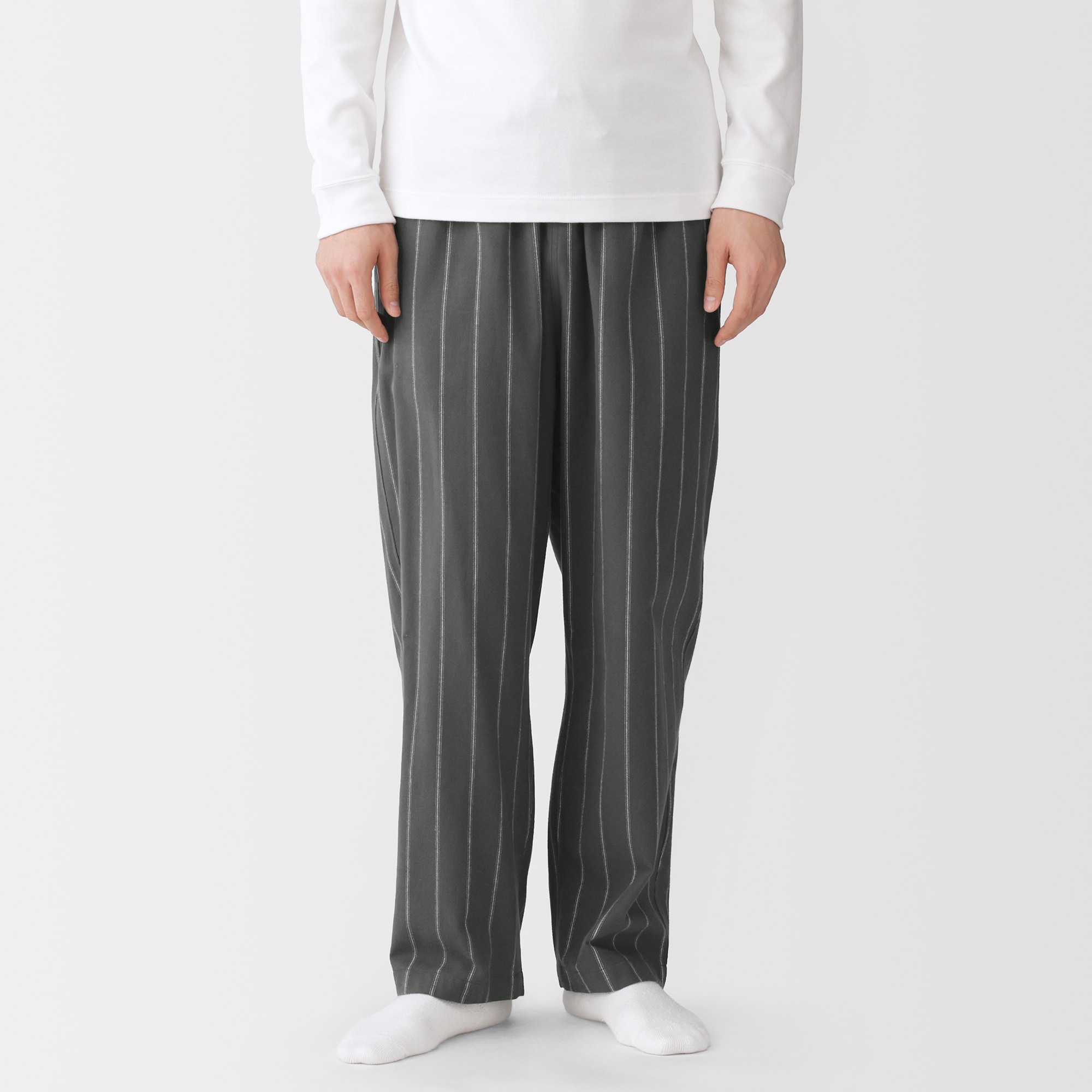 紳士　フランネル　ルームロングパンツ
