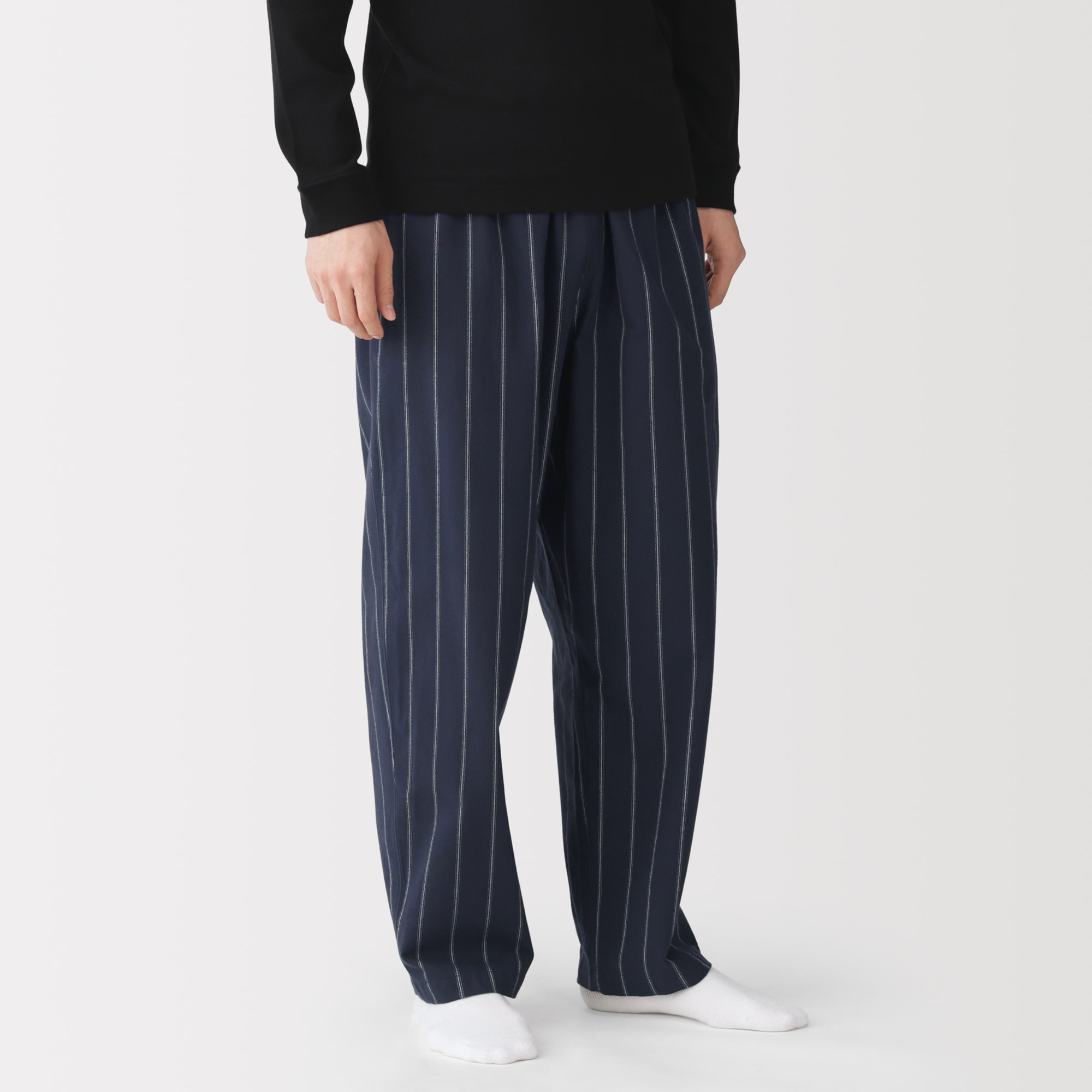 紳士　フランネル　ルームロングパンツ
