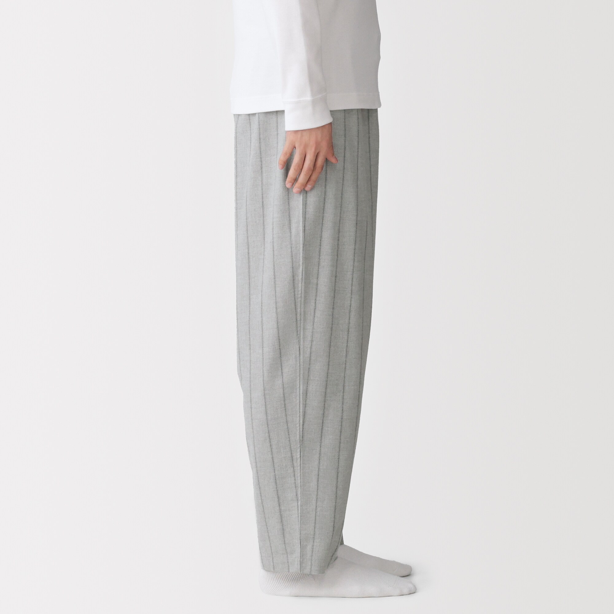 紳士　フランネル　ルームロングパンツ