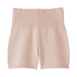 婦人　コットン混もこもこニットオーバーパンツ