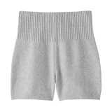 婦人　コットン混もこもこニットオーバーパンツ