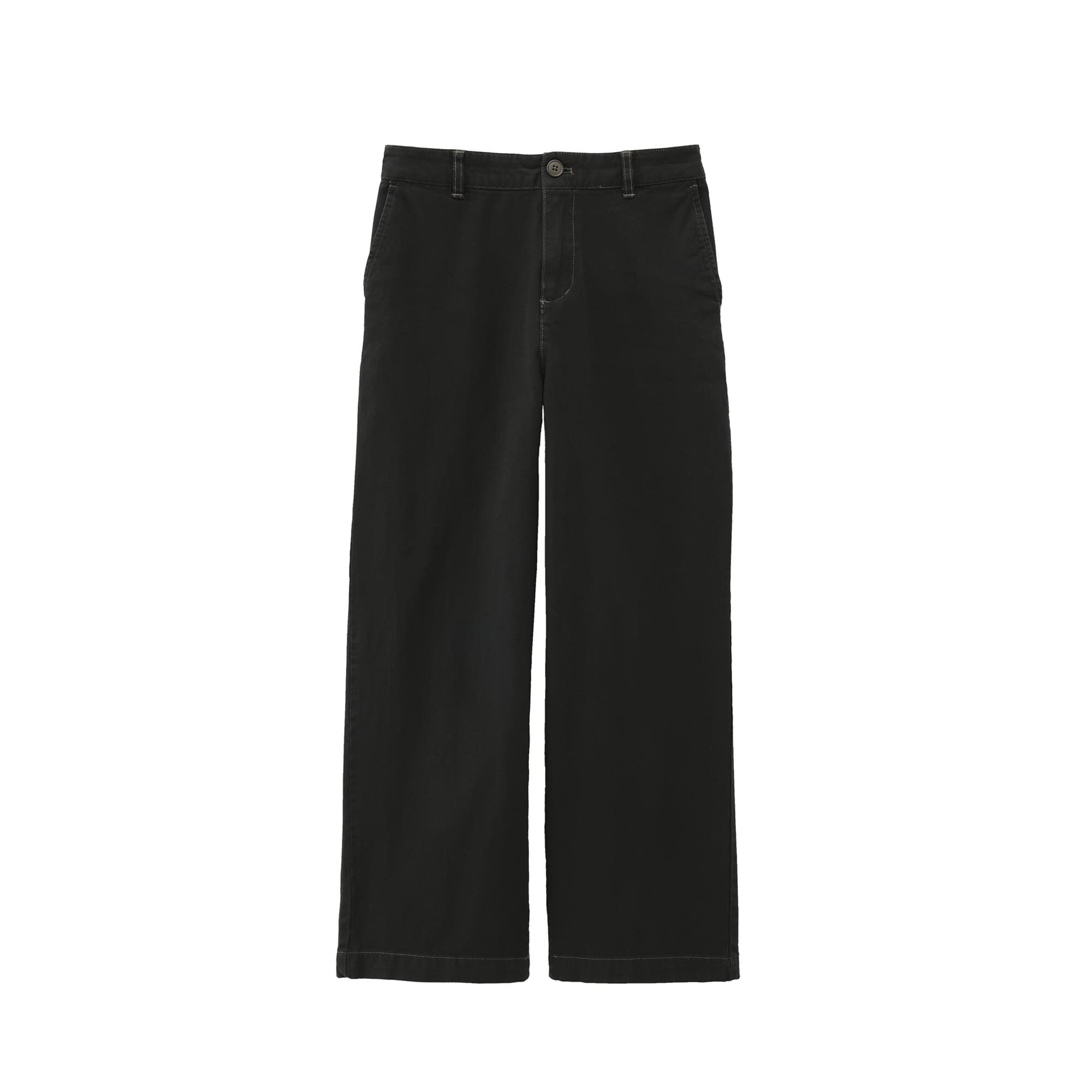 染めなおした服　ボトムス　黒