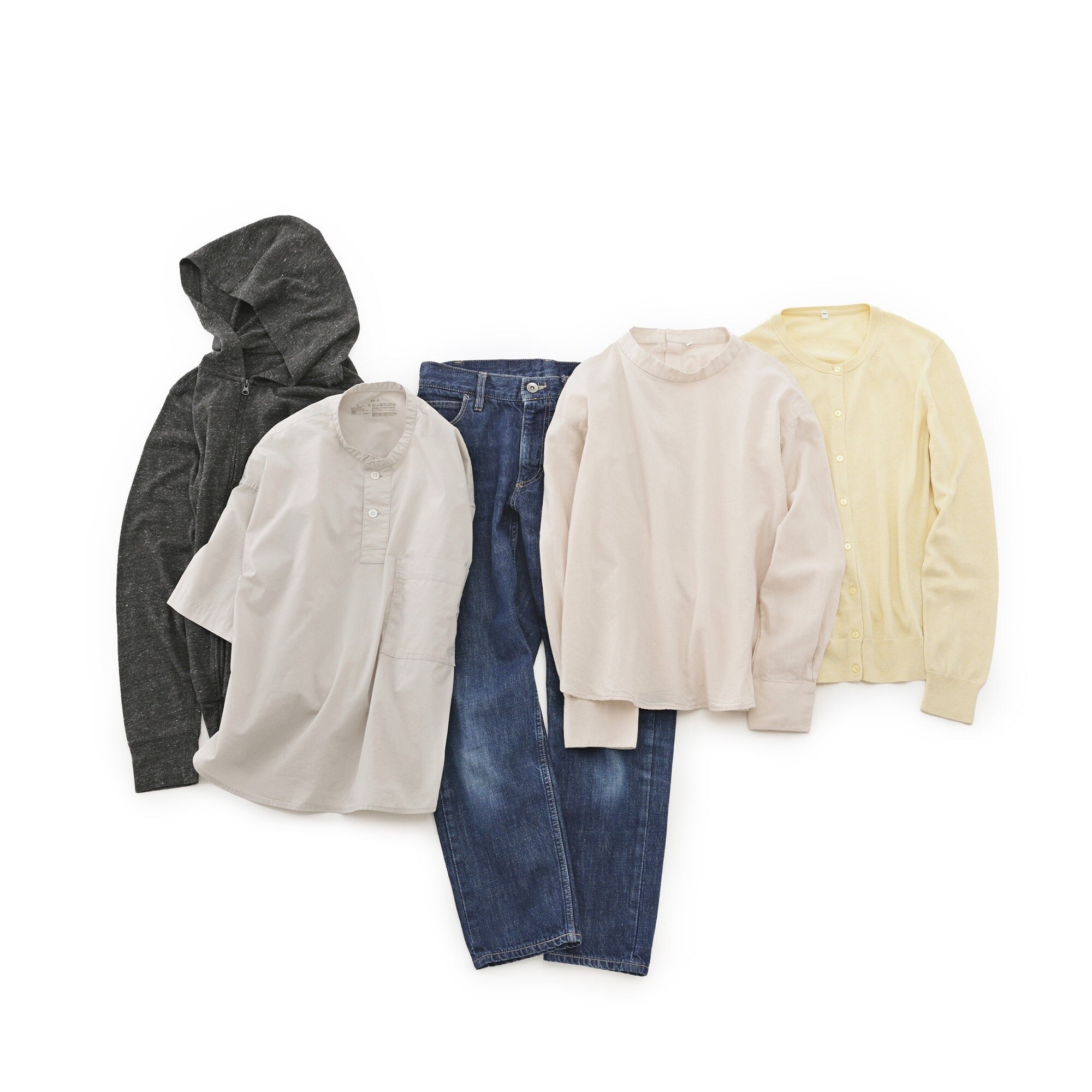 洗いなおした服　ボトムス