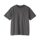 紳士　天竺編みクルーネック半袖Ｔシャツ（ボーダー）（ＯＳ）