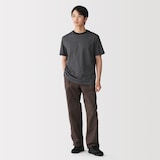 紳士　天竺編みクルーネック半袖Ｔシャツ（ボーダー）（ＯＳ）