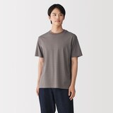 紳士　天竺編みクルーネック半袖Ｔシャツ（ボーダー）（ＯＳ）