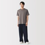 紳士　天竺編みクルーネック半袖Ｔシャツ（ボーダー）（ＯＳ）