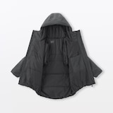 紳士　中わた防風フードジャケット