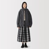 紳士　中わた防風フードジャケット