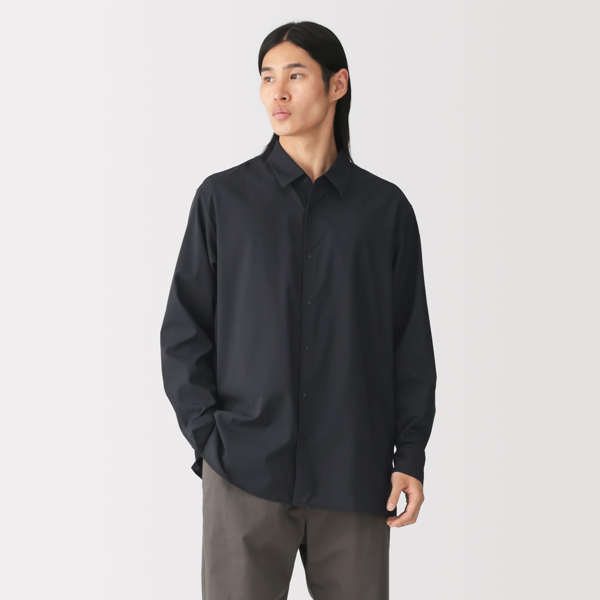 紳士 UVカット吸汗速乾長袖シャツ | 無印良品