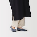 婦人　ベロア深履きシューズ