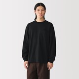 紳士　あたたかさを保つクルーネックワイド長袖Ｔシャツ