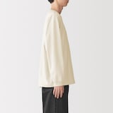 紳士　あたたかさを保つクルーネックワイド長袖Ｔシャツ