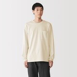 紳士　あたたかさを保つクルーネックワイド長袖Ｔシャツ