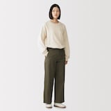 紳士　あたたかさを保つクルーネックワイド長袖Ｔシャツ