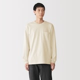 紳士　あたたかさを保つクルーネックワイド長袖Ｔシャツ