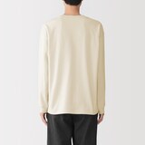 紳士　あたたかさを保つクルーネックワイド長袖Ｔシャツ