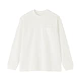紳士　木の実から作ったカポック混太番手クルーネック長袖Ｔシャツ