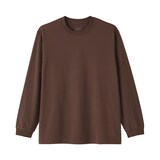 紳士　洗いざらし太番手クルーネック長袖Ｔシャツ