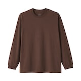 紳士　洗いざらし太番手クルーネック長袖Ｔシャツ