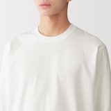 紳士　洗いざらし太番手クルーネック長袖Ｔシャツ