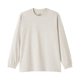 紳士　洗いざらし太番手クルーネック長袖Ｔシャツ