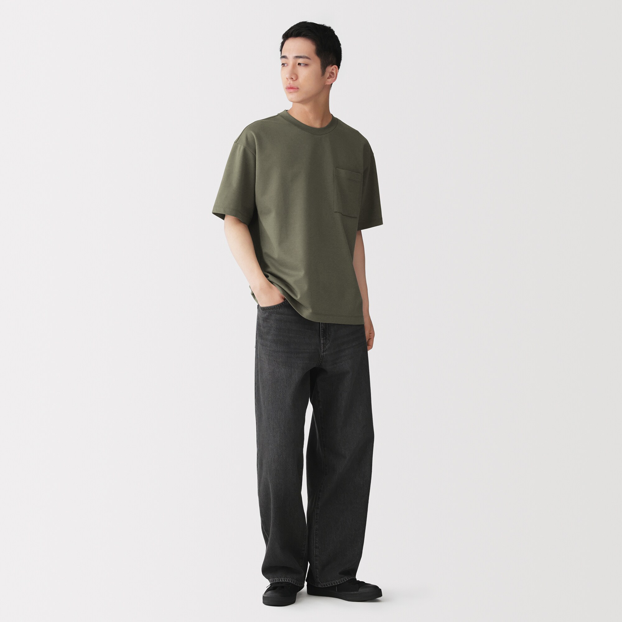 紳士　涼感ＵＶカットワイド半袖Ｔシャツ（ＯＳ）