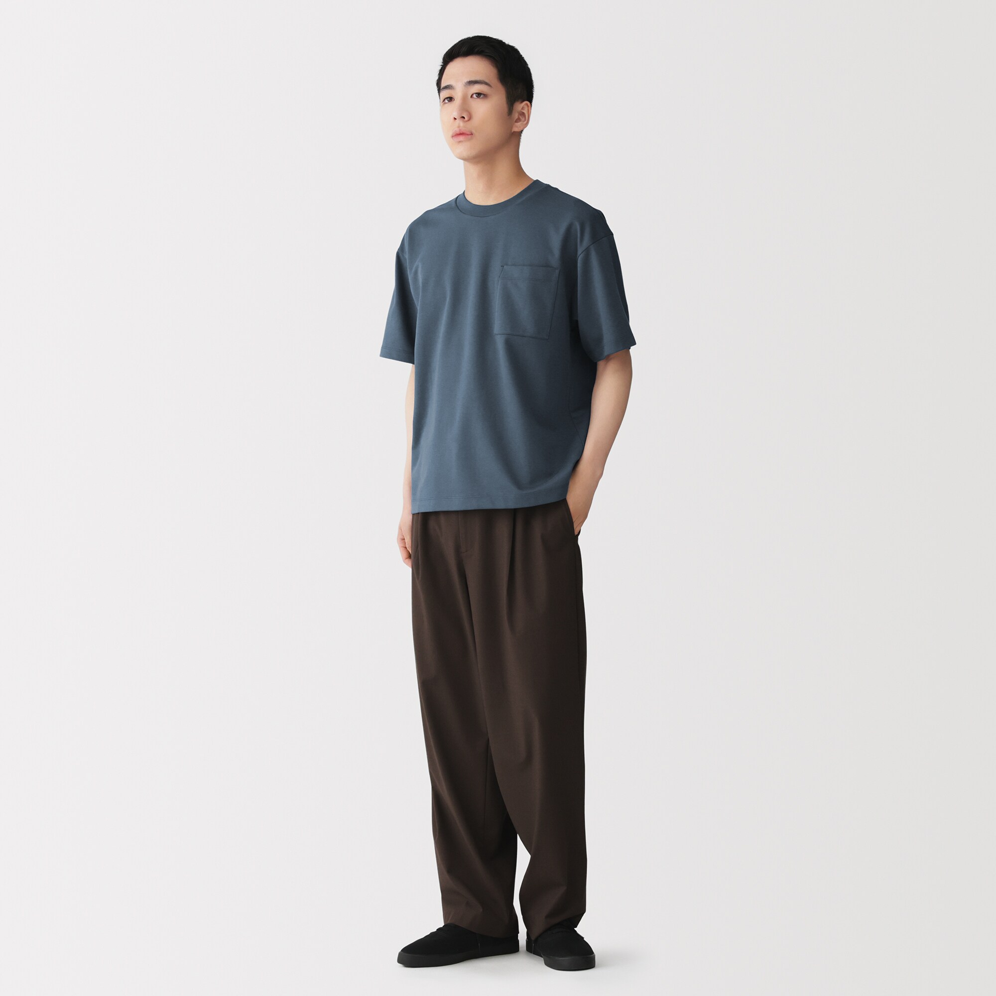 紳士　涼感ＵＶカットワイド半袖Ｔシャツ（ＯＳ）