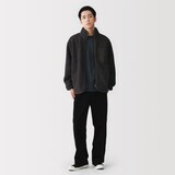 紳士　ボアフリースジャケット