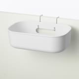 ステンレス　吊るしても使える　薄型収納ケース用フック