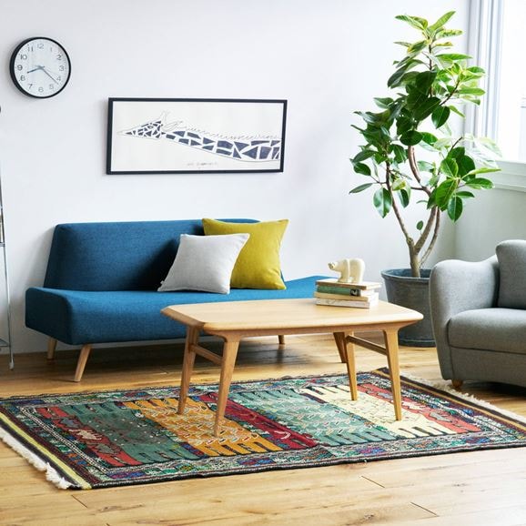 ［ＩＤＥＥ］セット　ＡＯ　ＳＯＦＡ（２）ＮＡＶＹ＋ＩＫＩ　ＬＯＷ　ＴＡＢＬＥ