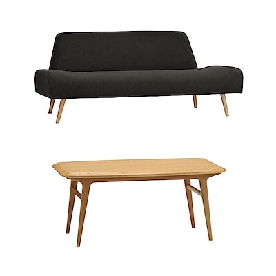 【３月２０日発売予定】［ＩＤＥＥ］セット　ＡＯ　ＳＯＦＡ（２）＋ＩＫＩ　ＬＯＷ　ＴＡＢＬＥ