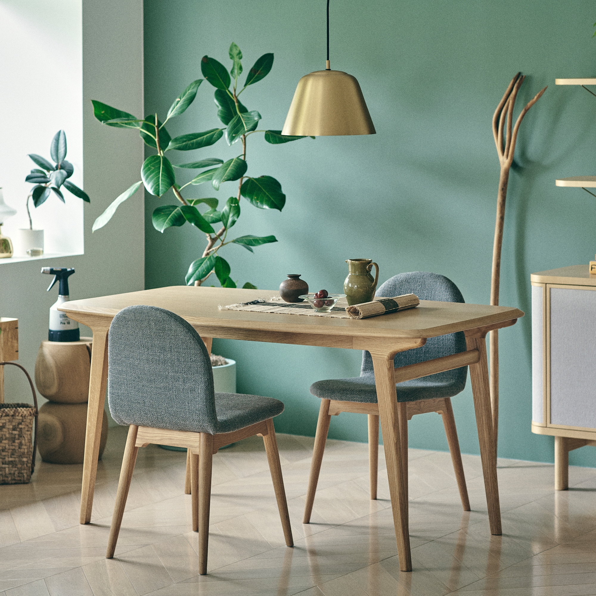 ［ＩＤＥＥ］セット　ＩＫＩ　ＤＩＮＩＮＧ　ＴＡＢＬＥ　１４００＋ＣＯＣＨＯ　ＧＹ