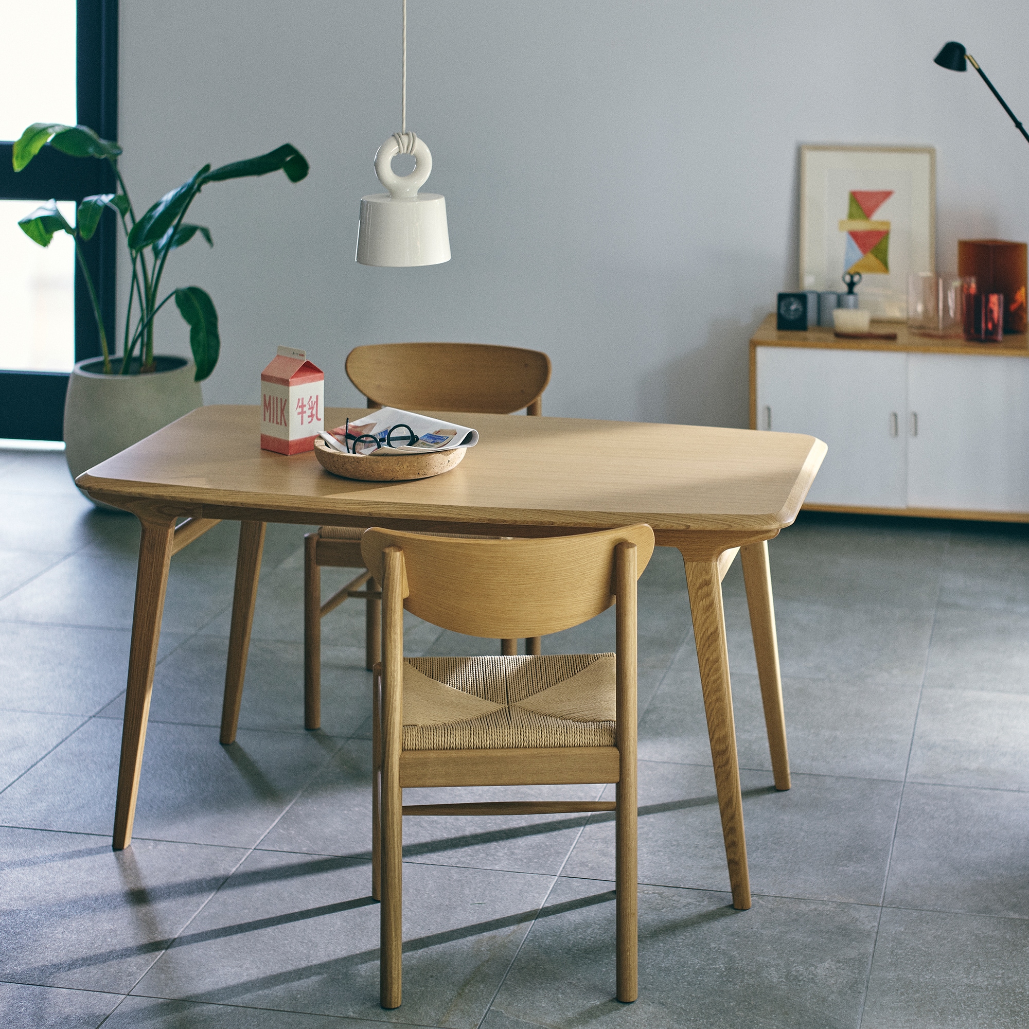 IDEE］セット IKI DININGTABLE